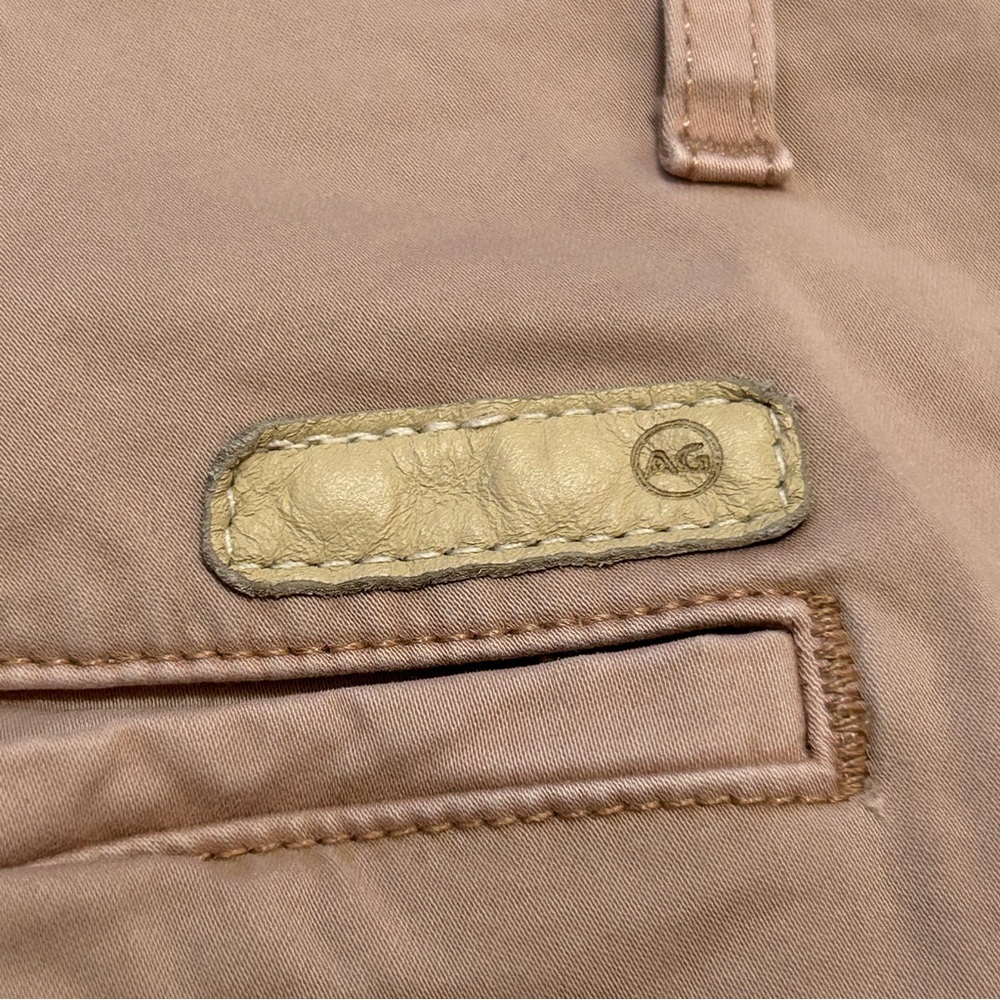 Men’s AG Adriano Goldschmied Wanderer Slim Trouser Shorts 36R Dusty Rose Brown - Picture 11 of 15
